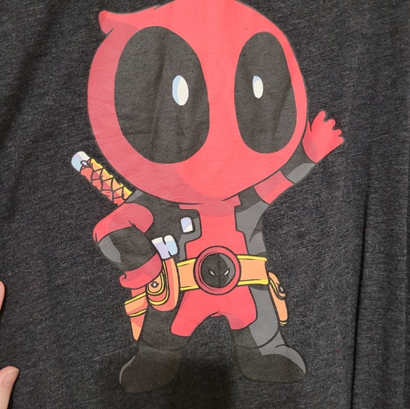 Deadpool Ringer Long Sleeved Tee - Picture 2 of 2